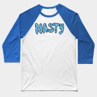 Nasty Blue Ooze Baseball T-Shirt